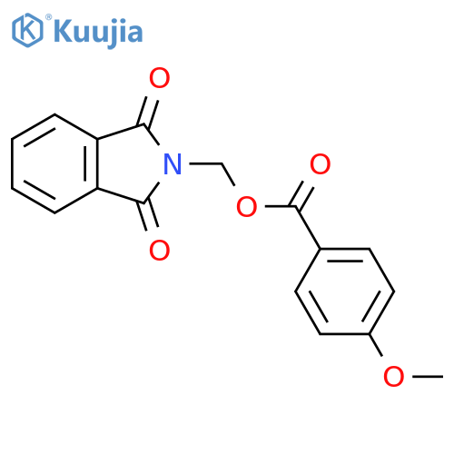 (1,3-dioxo-2,3-dihydro-1H-isoindol-2-yl)methyl 4-methoxybenzoate structure