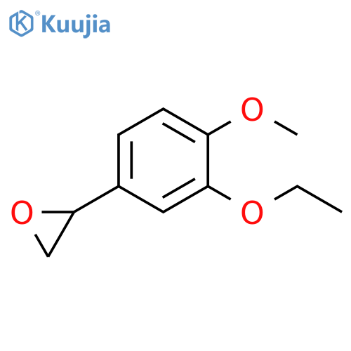 2-(3-ethoxy-4-methoxyphenyl)oxirane structure
