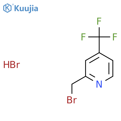 2-(Bromomethyl)-4-(trifluoromethyl)pyridine hydrobromide structure