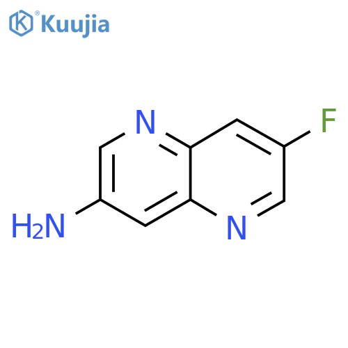 7-Fluoro-1,5-naphthyridin-3-amine structure