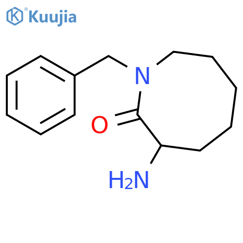 2(1H)-Azocinone, 3-aminohexahydro-1-(phenylmethyl)- structure