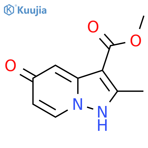Methyl 5-hydroxy-2-methylpyrazolo[1,5-a]pyridine-3-carboxylate structure