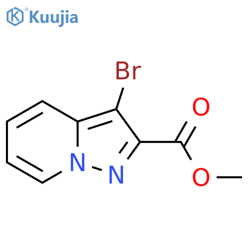 methyl 3-bromopyrazolo1,5-apyridine-2-carboxylate structure
