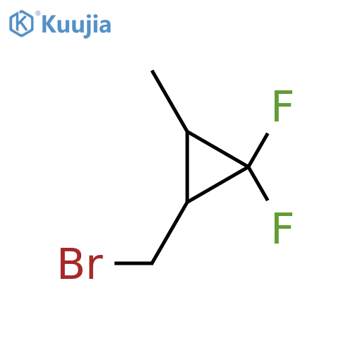 2-(Bromomethyl)-1,1-difluoro-3-methylcyclopropane structure