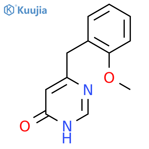6-(2-Methoxybenzyl)pyrimidin-4-ol structure