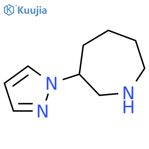 3-(1H-pyrazol-1-yl)azepane structure