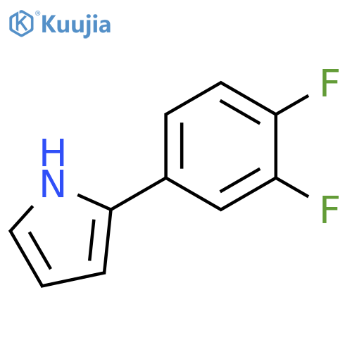 2-(3,4-Difluorophenyl)pyrrole structure