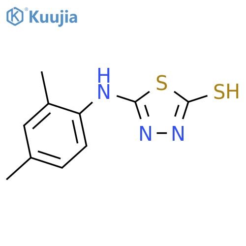 5-(2,4-Dimethylphenyl)amino-1,3,4-thiadiazole-2-thiol structure
