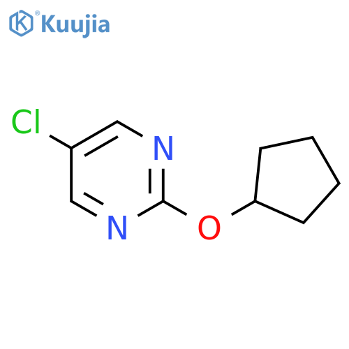5-Chloro-2-(cyclopentyloxy)pyrimidine structure