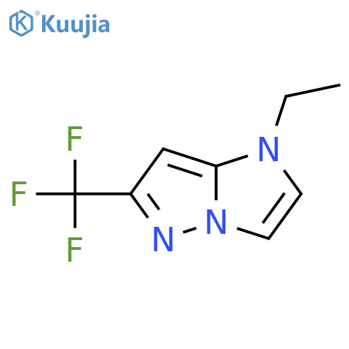 1-ethyl-6-(trifluoromethyl)-1H-imidazo[1,2-b]pyrazole structure