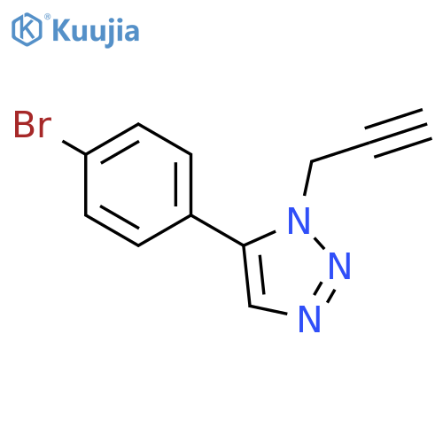 5-(4-Bromophenyl)-1-(prop-2-yn-1-yl)-1H-1,2,3-triazole structure