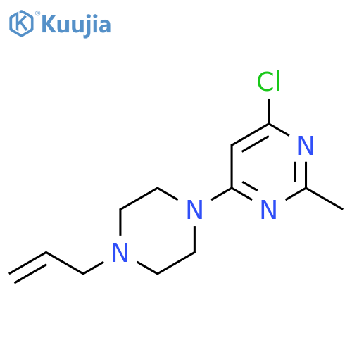 4-(4-Allylpiperazin-1-yl)-6-chloro-2-methylpyrimidine structure