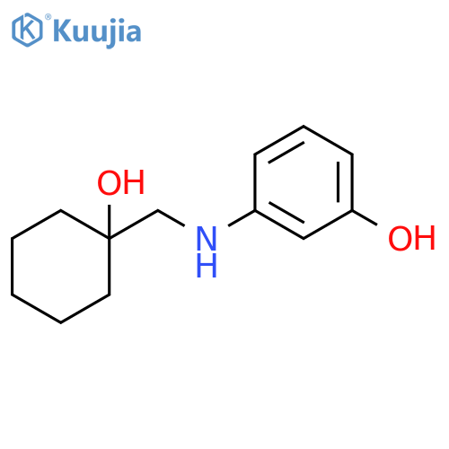 3-{(1-hydroxycyclohexyl)methylamino}phenol structure