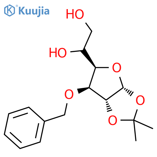 a-D-Glucopyranose,1,2-O-(1-methylethylidene)-3-O-(phenylmethyl)- structure