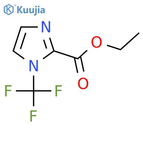 ethyl 1-(trifluoromethyl)-1H-imidazole-2-carboxylate structure