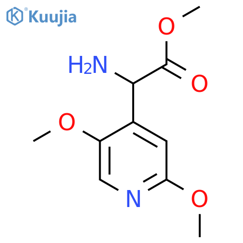 Methyl 2-amino-2-(2,5-dimethoxypyridin-4-yl)acetate structure