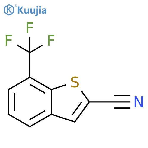 7-(Trifluoromethyl)benzothiophene-2-carbonitrile structure