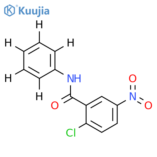 2-chloro-5-nitro-N-(2,3,4,5,6-pentadeuteriophenyl)benzamide structure