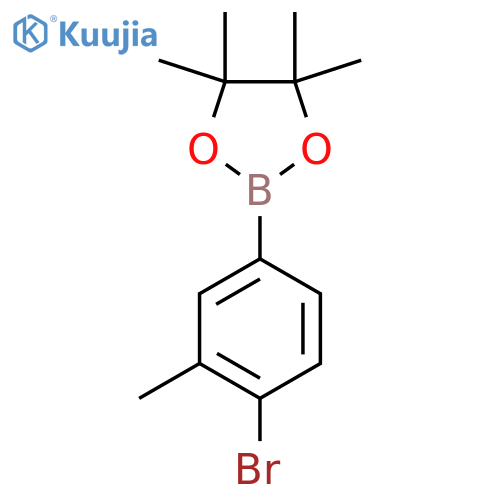 4-Bromo-3-methylphenylboronic acid pinacol ester structure