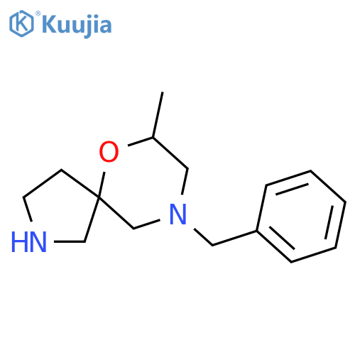 9-benzyl-7-methyl-6-oxa-2,9-diazaspiro[4.5]decane structure