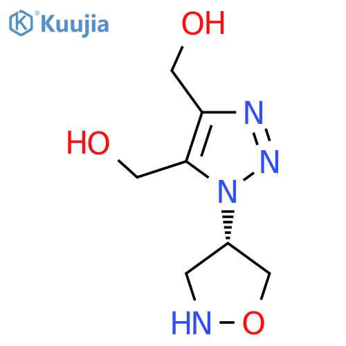 1H-1,2,3-Triazole-4,5-dimethanol, 1-(4S)-4-isoxazolidinyl- structure