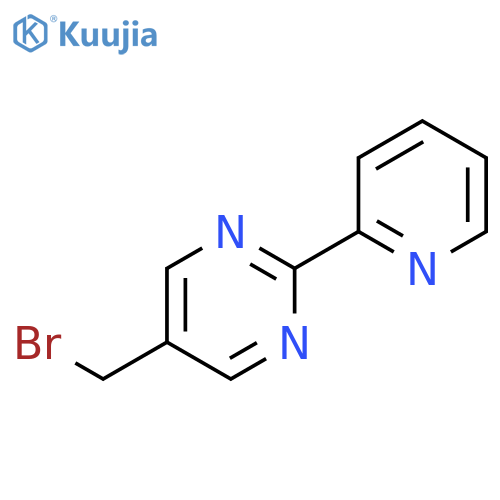 Pyrimidine, 5-(bromomethyl)-2-(2-pyridinyl)- structure
