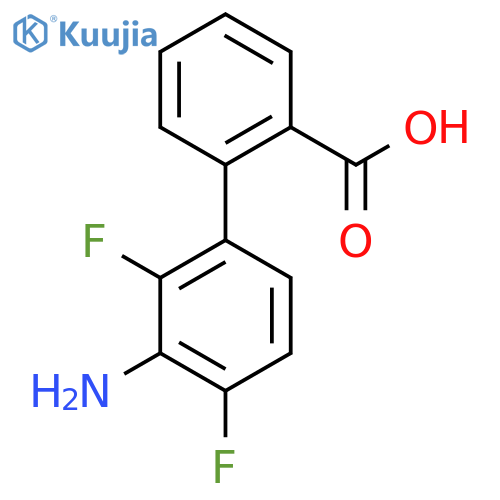 2-(3-Amino-2,4-difluorophenyl)benzoic acid structure