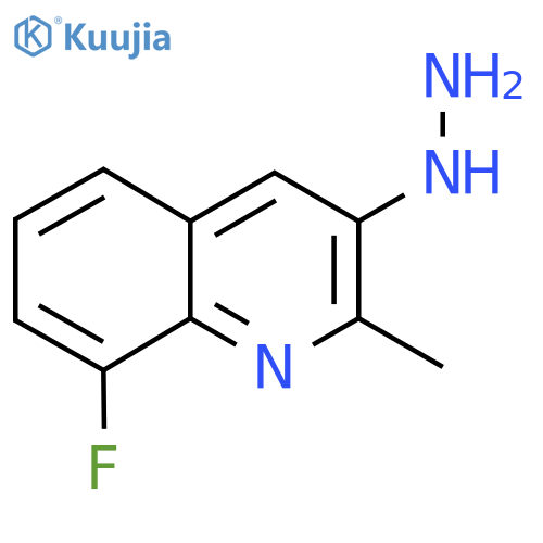 8-Fluoro-3-hydrazinyl-2-methylquinoline structure
