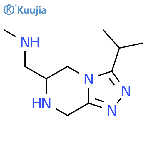 methyl({[3-(propan-2-yl)-5H,6H,7H,8H-[1,2,4]triazolo[4,3-a]pyrazin-6-yl]methyl})amine structure