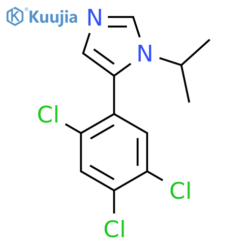1-(propan-2-yl)-5-(2,4,5-trichlorophenyl)-1H-imidazole structure