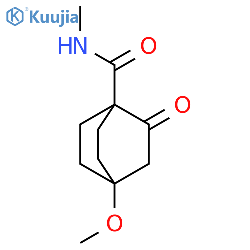 Bicyclo[2.2.2]octane-1-carboxamide, 4-methoxy-N-methyl-2-oxo- structure