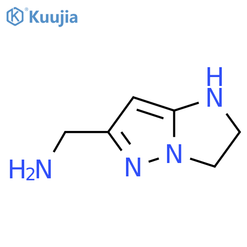 {1H,2H,3H-pyrazolo[1,5-a]imidazol-6-yl}methanamine structure