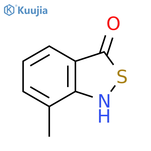 2,1-Benzisothiazol-3(1H)-one, 7-methyl- structure