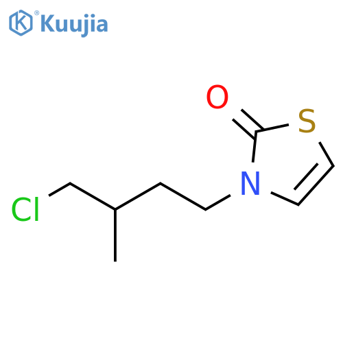2(3H)-Thiazolone, 3-(4-chloro-3-methylbutyl)- structure