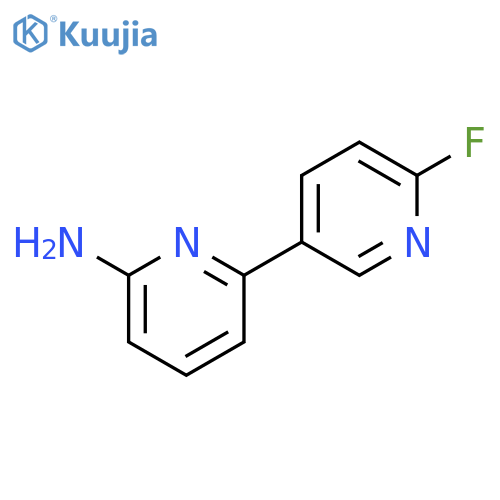[2,3'-Bipyridin]-6-amine, 6'-fluoro- structure