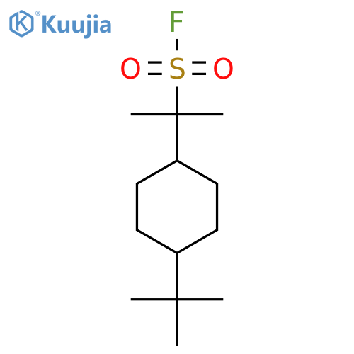 2-(4-tert-butylcyclohexyl)propane-2-sulfonyl fluoride structure