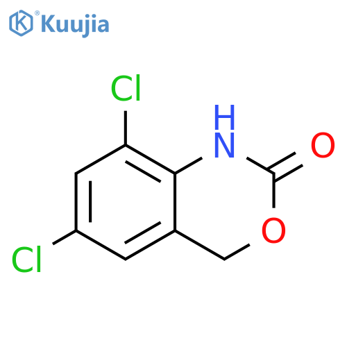 2H-3,1-Benzoxazin-2-one, 6,8-dichloro-1,4-dihydro- structure