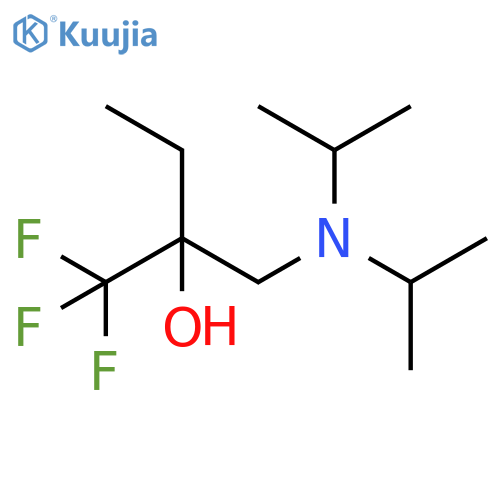 2-Butanol, 2-[[bis(1-methylethyl)amino]methyl]-1,1,1-trifluoro- structure