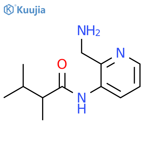 Butanamide, N-[2-(aminomethyl)-3-pyridinyl]-2,3-dimethyl- structure