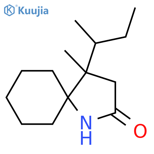 4-(Butan-2-yl)-4-methyl-1-azaspiro[4.5]decan-2-one structure