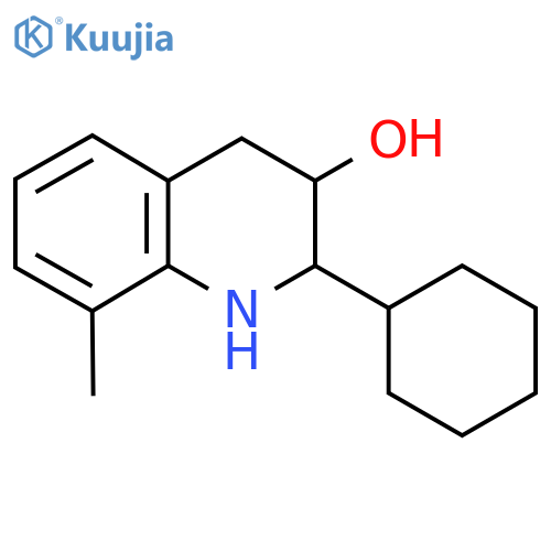 2-Cyclohexyl-8-methyl-1,2,3,4-tetrahydroquinolin-3-ol structure