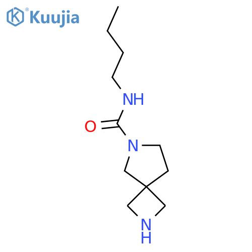 N-butyl-2,6-diazaspiro[3.4]octane-6-carboxamide structure