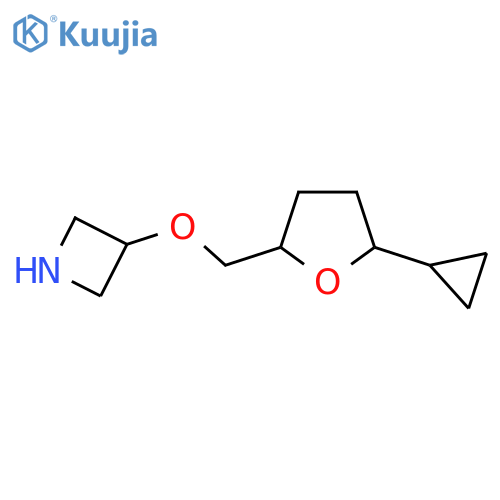 3-(5-cyclopropyloxolan-2-yl)methoxyazetidine structure