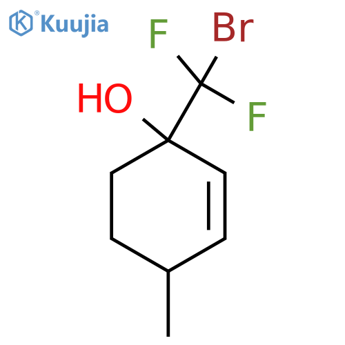 1-(Bromodifluoromethyl)-4-methylcyclohex-2-en-1-ol structure