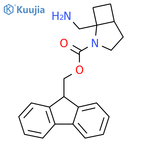 (9H-fluoren-9-yl)methyl 1-(aminomethyl)-2-azabicyclo3.2.0heptane-2-carboxylate structure