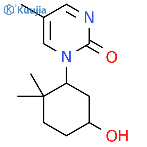 1-(5-Hydroxy-2,2-dimethylcyclohexyl)-5-methyl-1,2-dihydropyrimidin-2-one structure