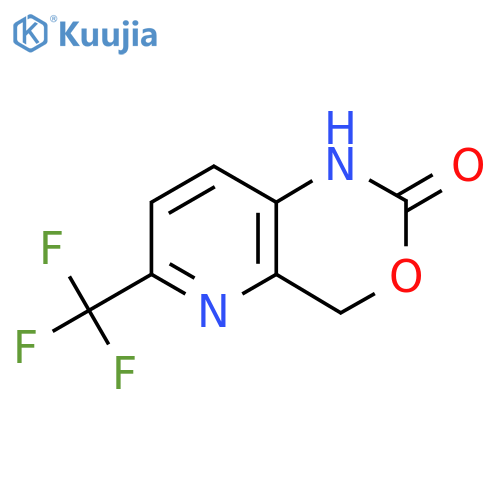 2H-Pyrido[3,2-d][1,3]oxazin-2-one, 1,4-dihydro-6-(trifluoromethyl)- structure