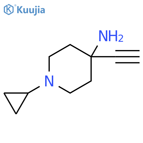 4-Piperidinamine, 1-cyclopropyl-4-ethynyl- structure