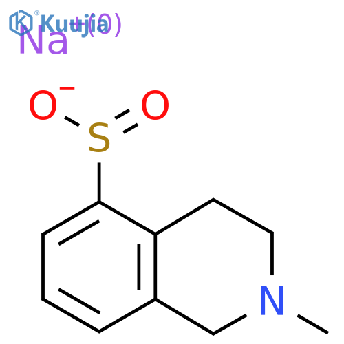 Sodium 2-methyl-1,2,3,4-tetrahydroisoquinoline-5-sulfinate structure