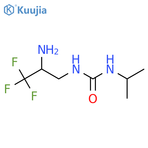 1-(2-Amino-3,3,3-trifluoropropyl)-3-propan-2-ylurea structure